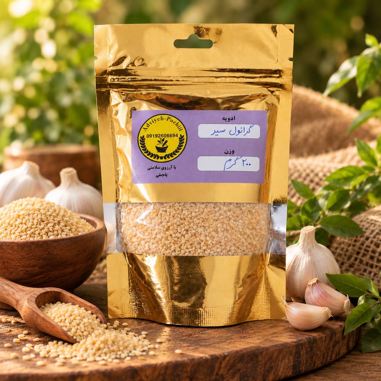 گرانول سیر طبیعی